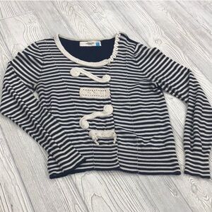 Anthropologie Sparrow Blue Loose Lines Cardigan